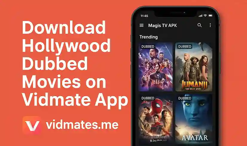 Download Hollywood Dubbed Movies on Vidmate App