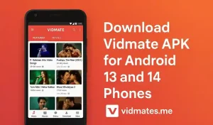 Download Vidmate APK for Android 13 and 14 Phones 
