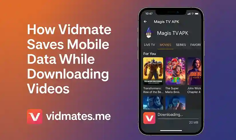 How Vidmate Saves Mobile Data While Downloading Videos