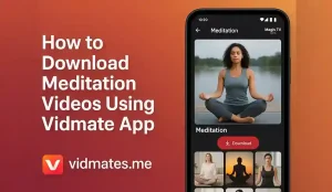 How to Download Meditation Videos Using Vidmate App 