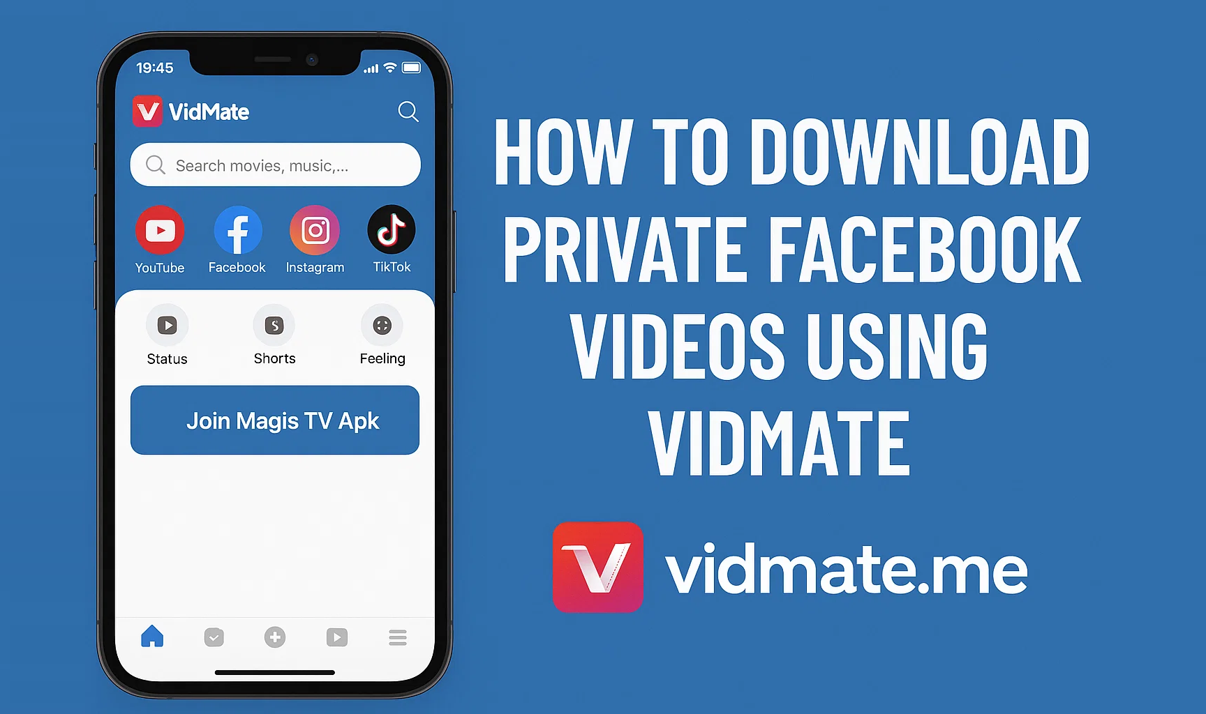 How to Download Private Facebook Videos Using Vidmate APK