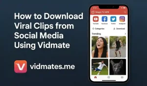 How to Download Viral Clips from Social Media Using Vidmate 
