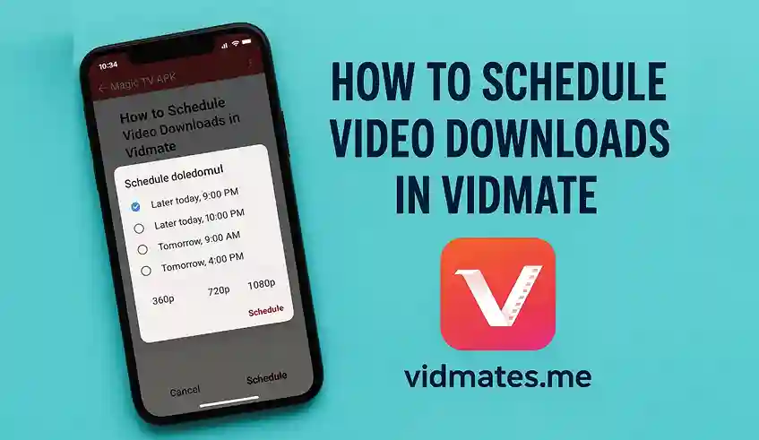 How to Schedule Video Downloads in Vidmate