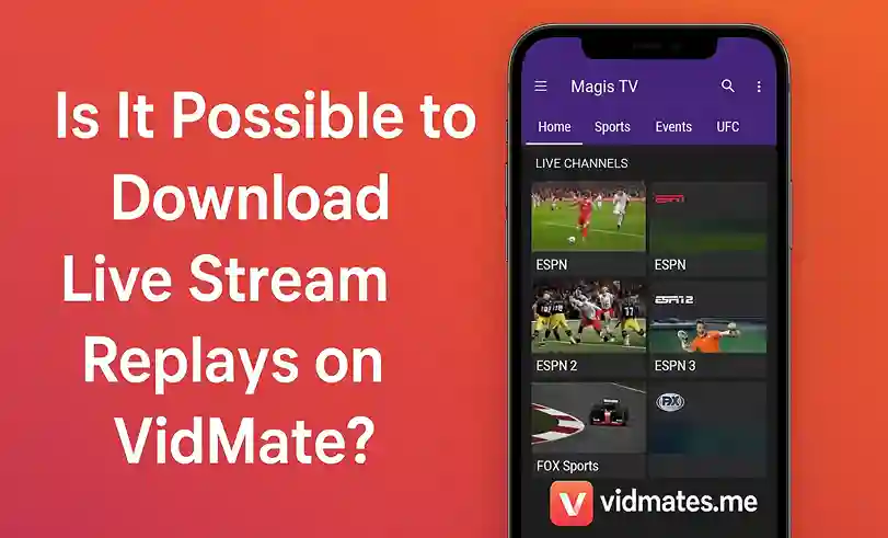 Is It Possible to Download Live Stream Replays on Vidmate