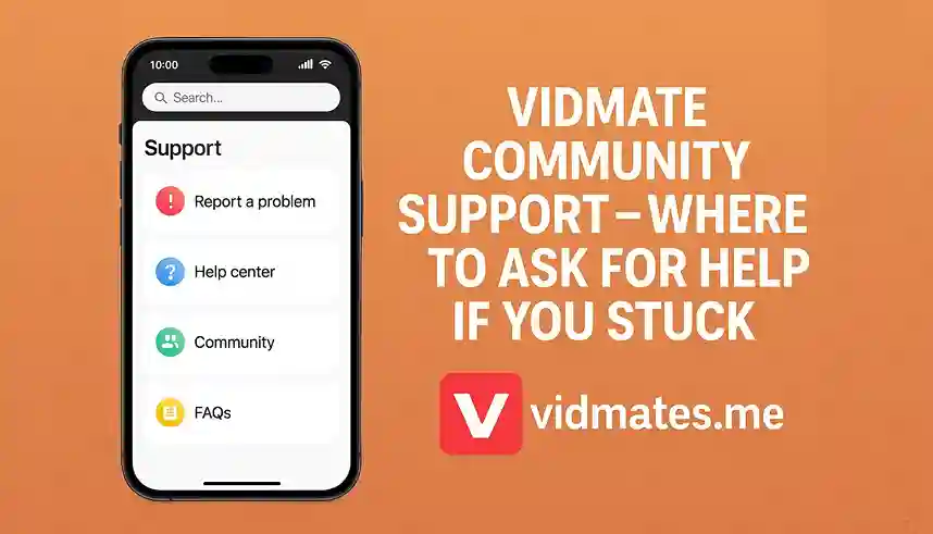 Vidmate Community Support – Where to Ask for Help if You Stuck